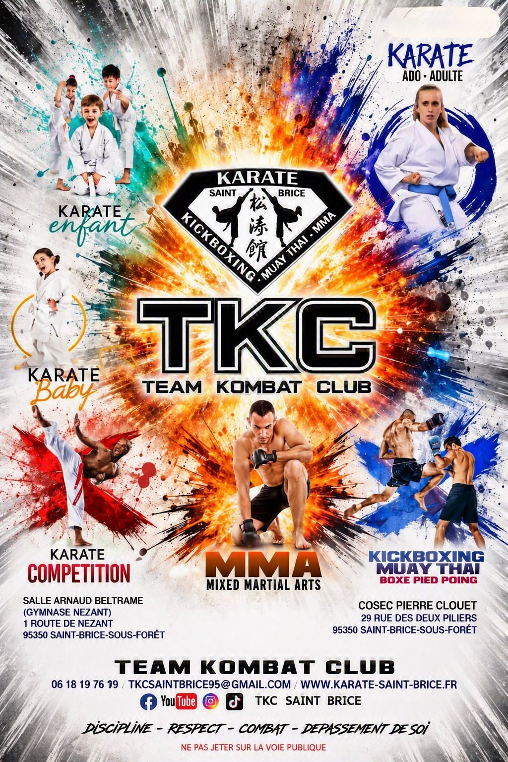 Flyer Karaté Saint-Brice